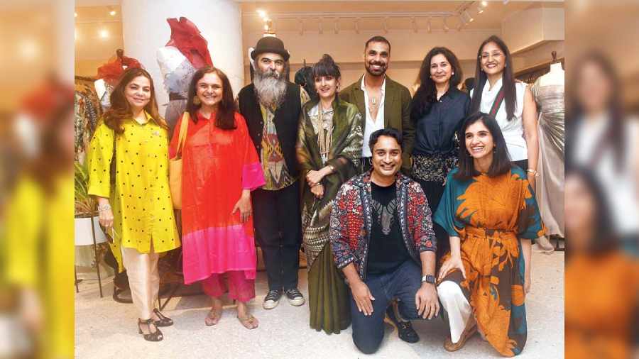 (Clockwise from left) Nidhi Tholia, Debyani Malhotra, Suket Dhir, Payal Khandwala, Punit Balana, Kavita Bhartia and Rajdeep Ranawat at the launch.