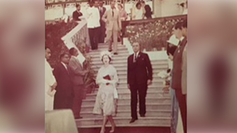 Queen Elizabeth II at RCTC on the day of the race.