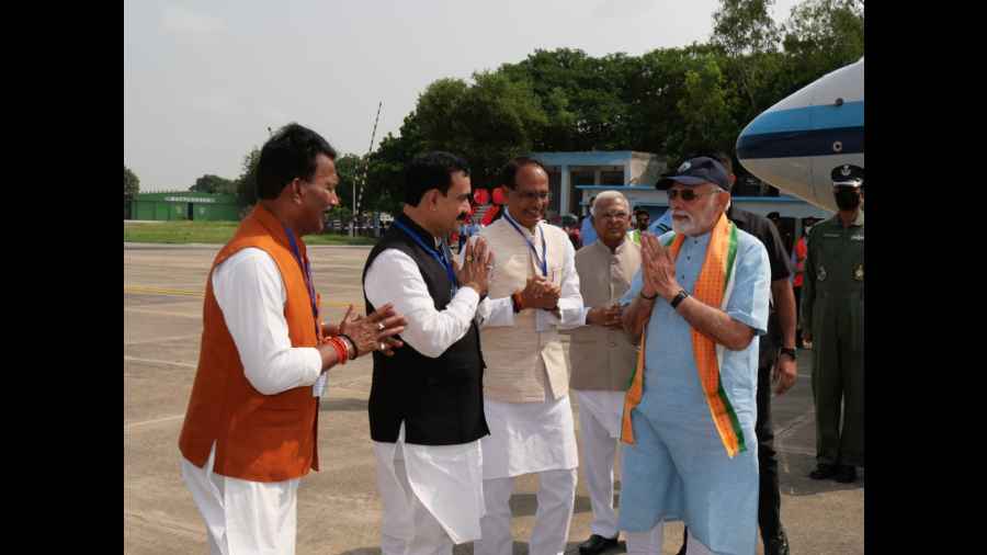 PM releases cheetahs in MP's national park