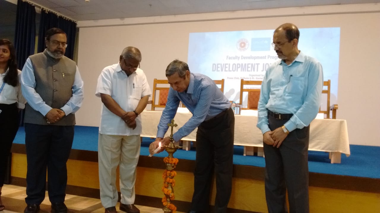 Inauguration of 'Faculty Development Programme on Development Journalism' at St. Xavier's University, Kolkata