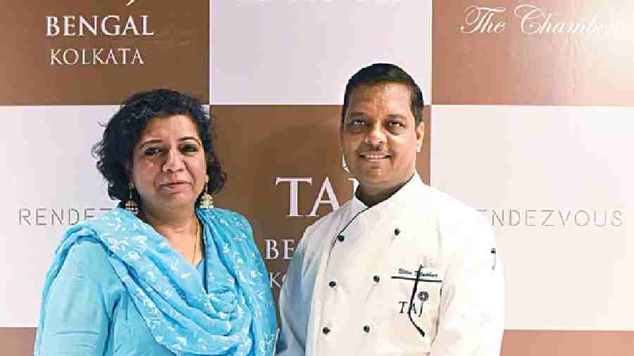 “It was a privilege to collaborate with Masterchef Asma Khan and curate an exclusive dinner for the city of Kolkata, her hometown. Our team worked offering the best of Asma Khan with a touch of Tajness,” said Nitin Mathur (right), executive chef, Taj Bengal.