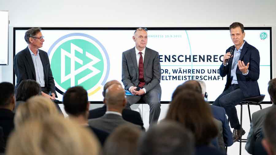 The German Football Association, the DFB, has to find the right balance between addressing human rights and focusing on success on the pitch