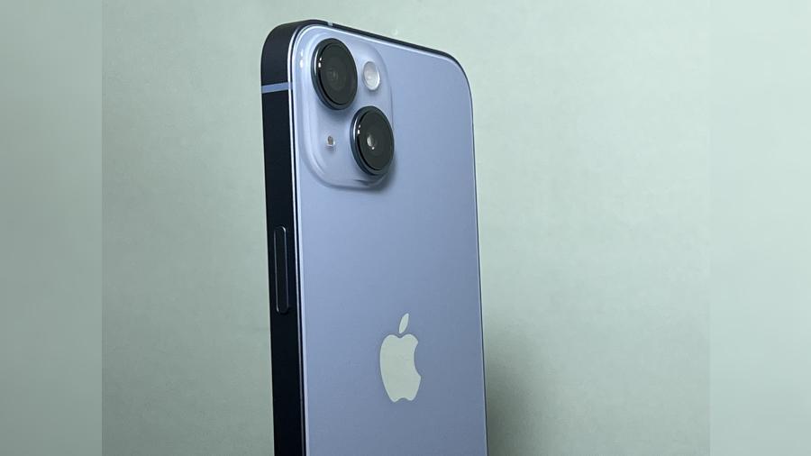 The camera module on the iPhone 14