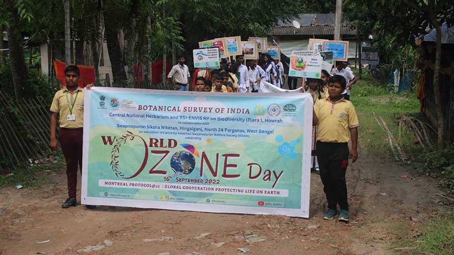 Ozone Day rally at Hingalganj