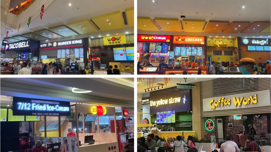 Enjoy a meal at the food court that offers an array of cuisines 