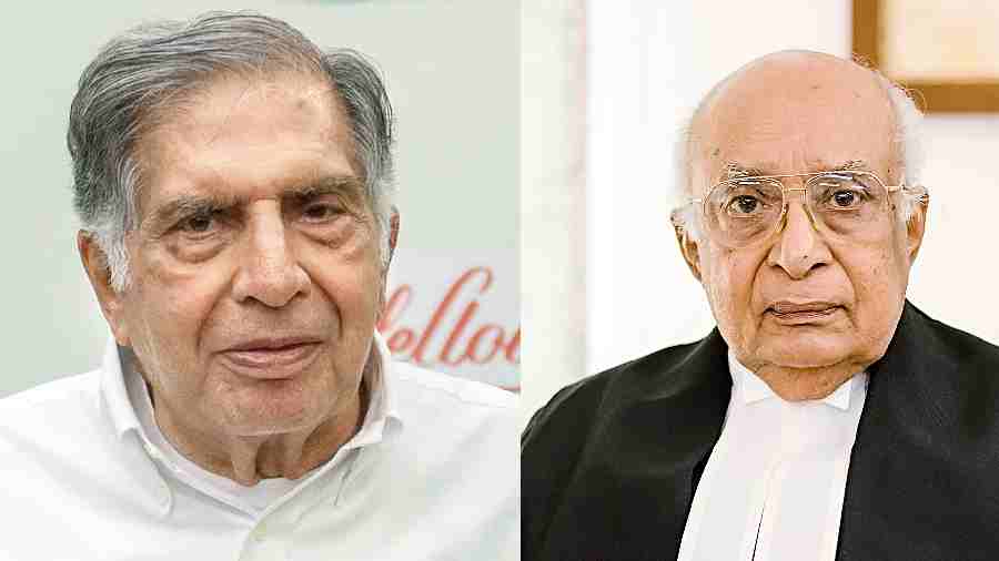 Ratan Tata and Justice K.T. Thomas 