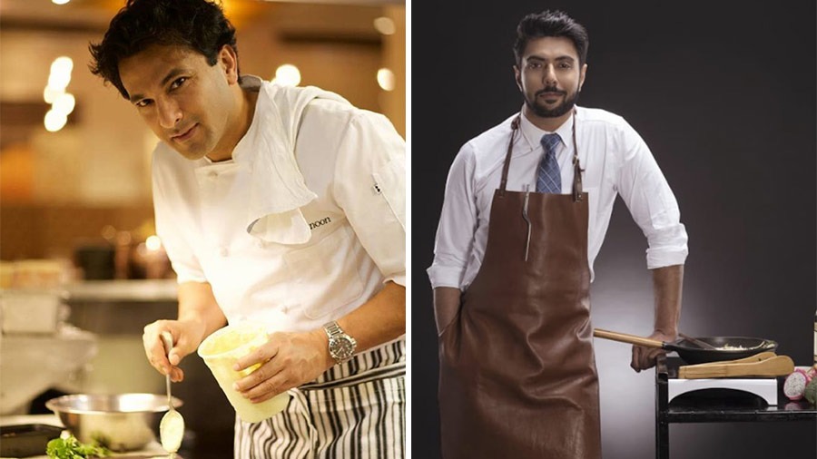 Celebrity chefs Ranveer Brar (L), and Vikas Khanna (R) will be judging this season of Masterchef 7