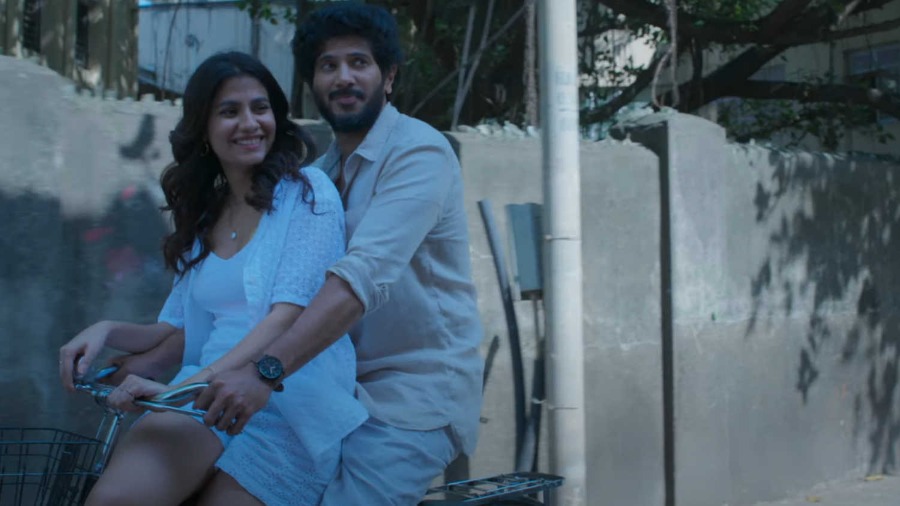 Dulquer Salmaan as the loner florist delivers a knock-out performance in Chup.