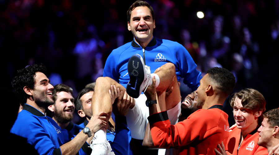  Although he was happy with his farewell address on Friday, Federer said he felt there were a few more words of thanks he needed to dole out to fans in other parts of the world.