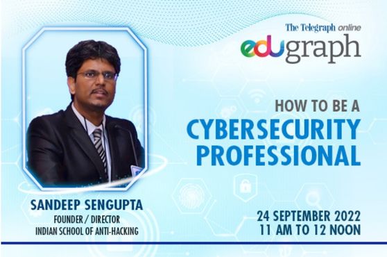 A webinar on 'How to be a Cybersecurity Professional' by Mr Sandeep Sengupta.