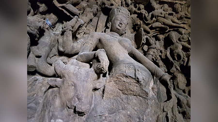 In Elephanta Caves, a blending of Durga and Parvati 