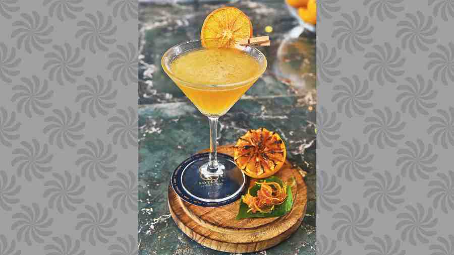 Honey Marmalade Martini: A special combination of whisky, honey, homemade marmalade and oranges, this smoky yet fruity sip will capture your taste buds.