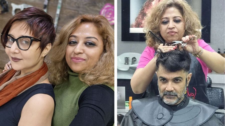Puja look - Kolkata celebrity hairstylist Jolly Chanda of Satin Rose Salon  and Spa on Durga Puja hairstyles, hair care and more - Telegraph India