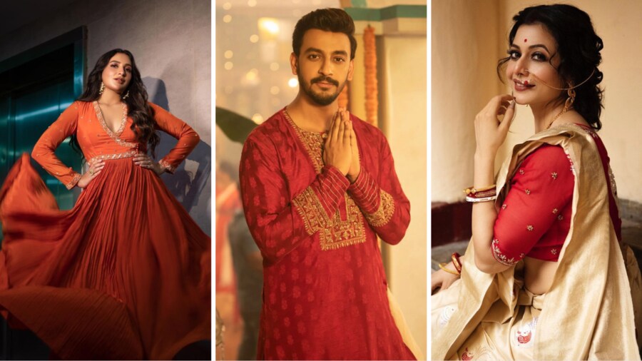 Subhashree, Rukmini, Koel, Yash — take fashion tips from your fave Tolly stars this Puja