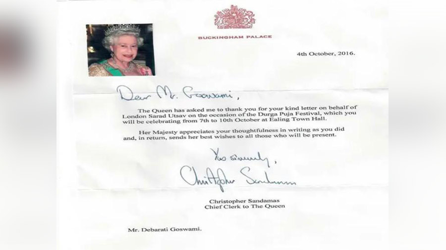 A letter from Queen Elizabeth II, one of the most prized possessions for BHF and LSU
