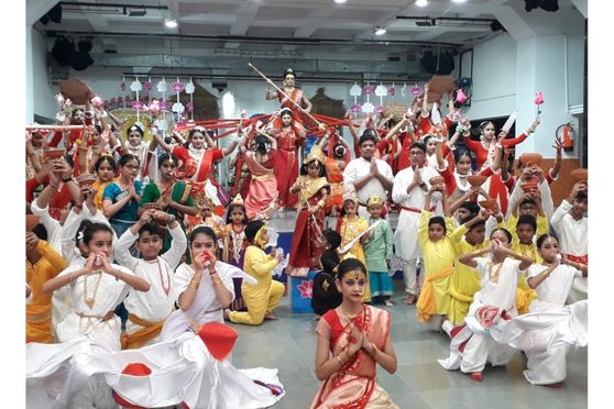 The onset of Durga Puja 2022 has already been initiated at the Interact Club of B.D.M. International which also basked in the glory of the Goddess with the welcome programme of ‘Agomoni’ 