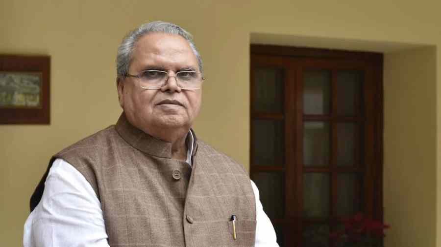 op-ed - Under fire: Editorial on BJP's strategy to deal with Satya Pal Malik  interview - Telegraph India