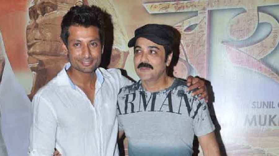 With his 'Autograph' co-star Indraneil Sengupta on his special day