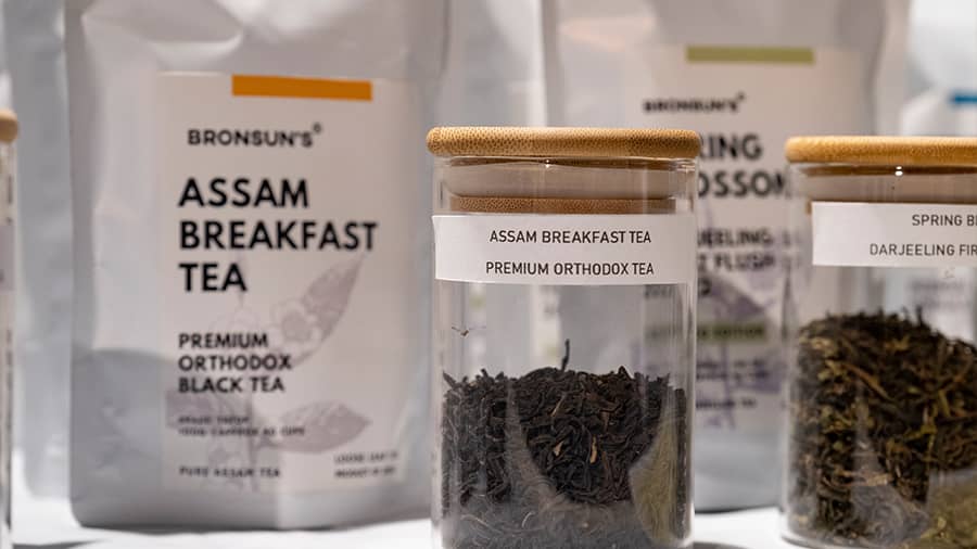 Special Darjeeling and Assam tea from Bronsuns Tea