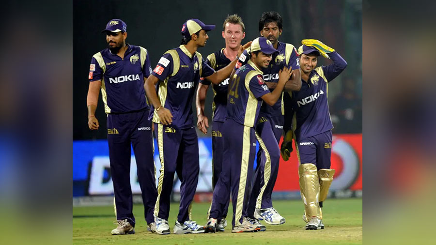 KKR cruised to a comfortable eight-wicket win against the Kings in 2011