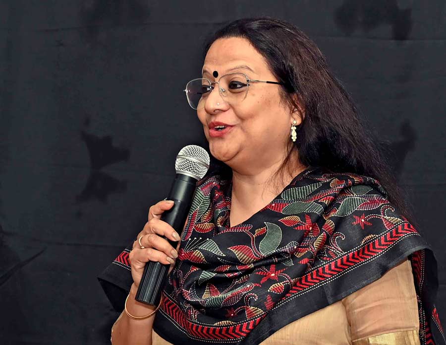 Anindita Chatterjee (in pic), executive trustee, Prabha Khaitan Foundation, kick-started the event with her welcome address, with Sayan Bhattacharya, education officer, Indian Museum introducing Sunil to the audience. “The Indian Museum in Kolkata is a cultural enterprise and has been engaged in developing its foundations on a broader scale by promoting the tangible and the intangible heritage of our nation. Indian puppetry is one of the primary forms of traditional entertainment. It was a pleasure collaborating with Muskaan for the marginalised children from various parts of the city with the purpose of promoting and preserving traditional entertainment while conveying a message on moral values,” said Arijit Dutta Choudhury, director, Indian Museum 