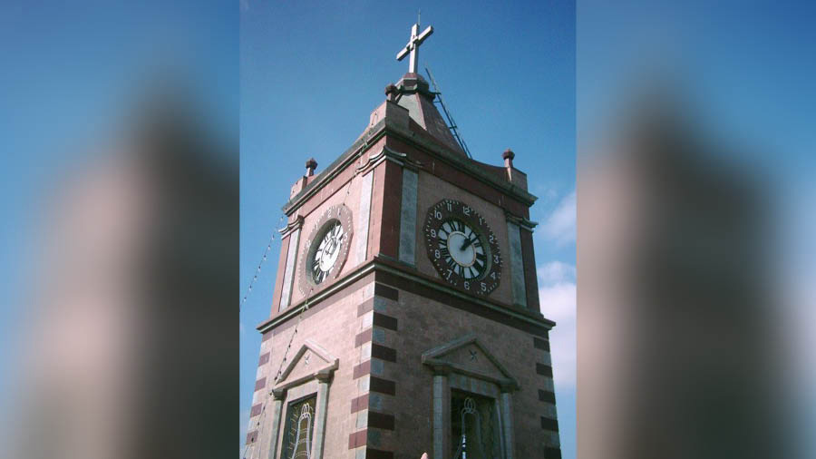 The Basilica of the Holy Rosary in Bandel, or ‘Bandel Church’ as it is more popularly known, is today identified by the clock you see on its tower. ‘Most people now think it’s been there for centuries, but that’s not the case. It was Baba who had installed it there in 1990,’ says Satyajit 