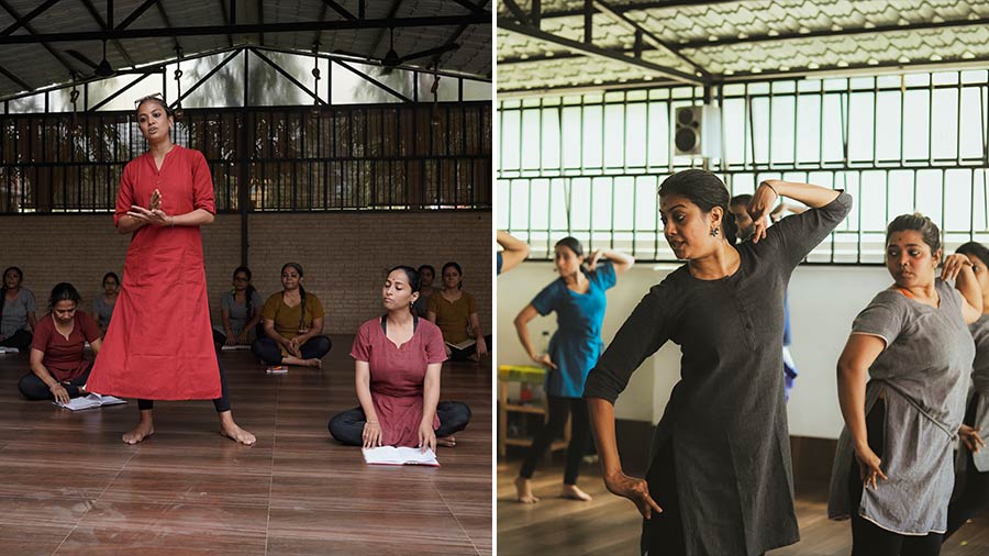 Shashwati set up her own dance studio, Avni, in her parents’ courtyard, and has over 70 students today. 'I wanted to take classical dance away from the auditorium, and back to an intimate setting,' she says