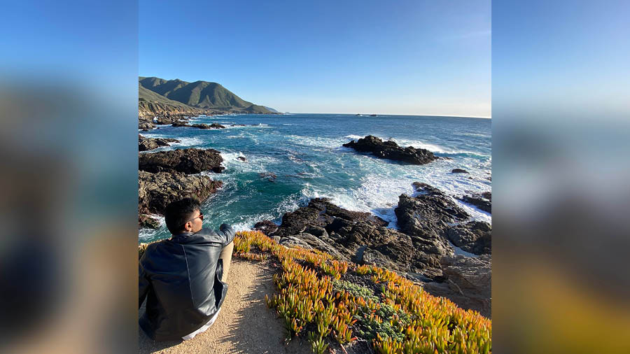 Ghosh during his California trip