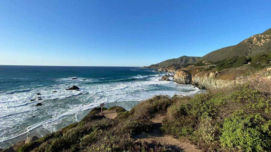 The California coast