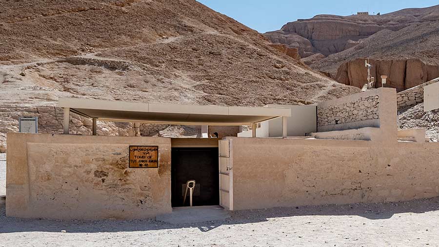 Entrance to the Tomb of Tutankhamun 