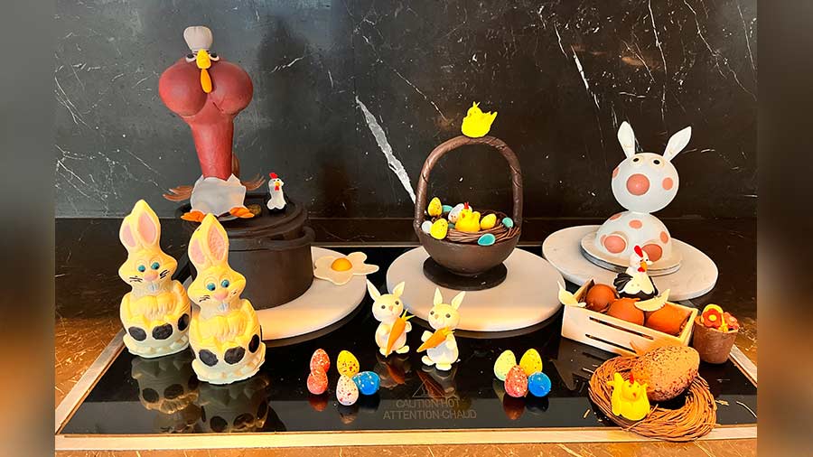 A variety of Easter sweet treats