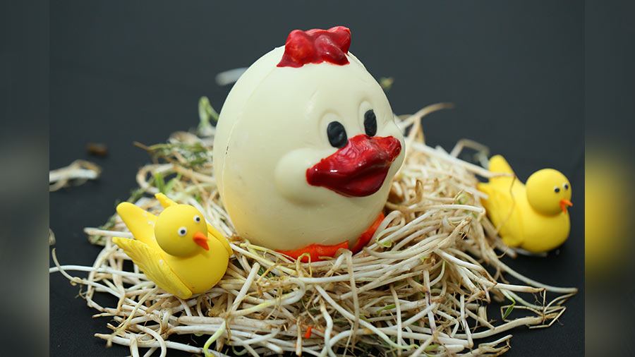 Easter 'duck' eggs