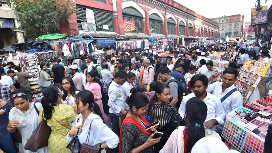 New Market is booming with the return of Bangladeshi buyers, especially for the upcoming Eid