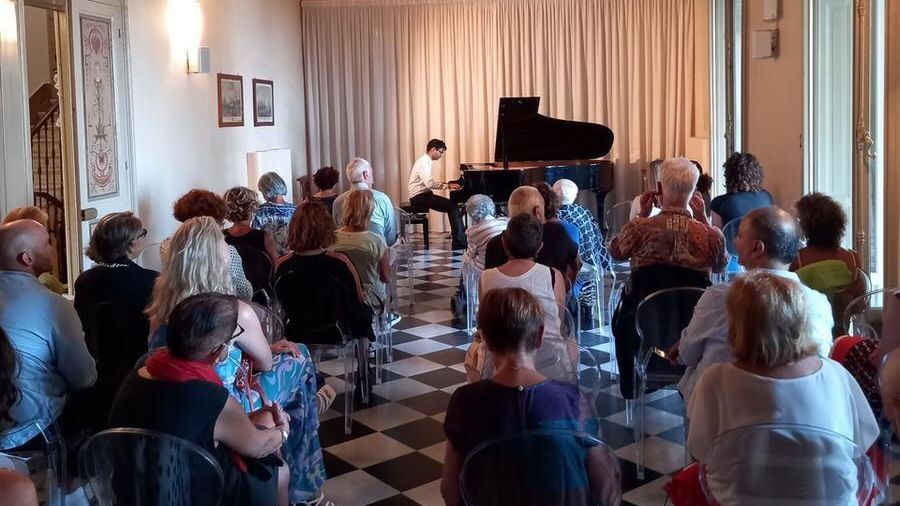 Kanishka’s recital at Alfred Nobel’s Villa in Sanremo in Italy last year