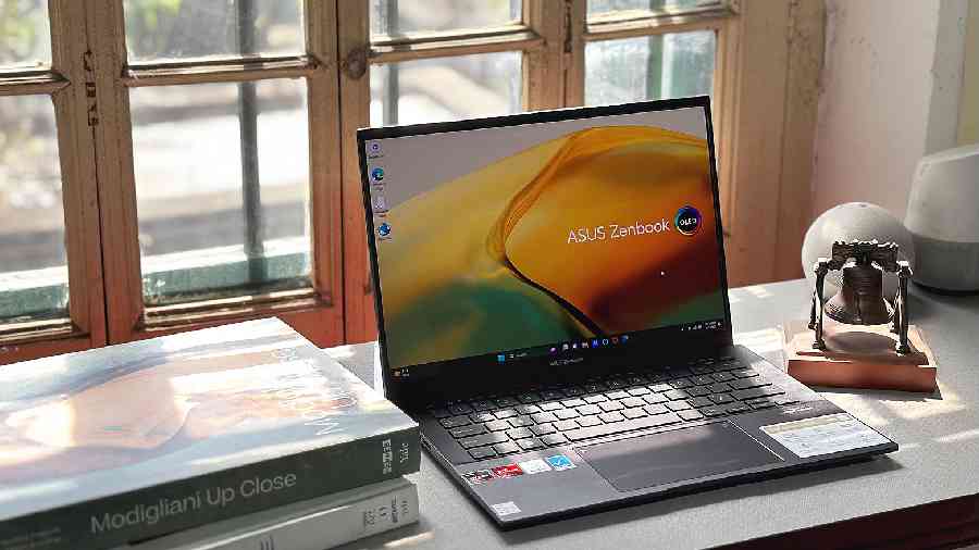 Asus ZenBook 14 OLED (2023) is powered by Ryzen 7 7730U processor and is one of the most powerful business-focussed Windows laptops.  