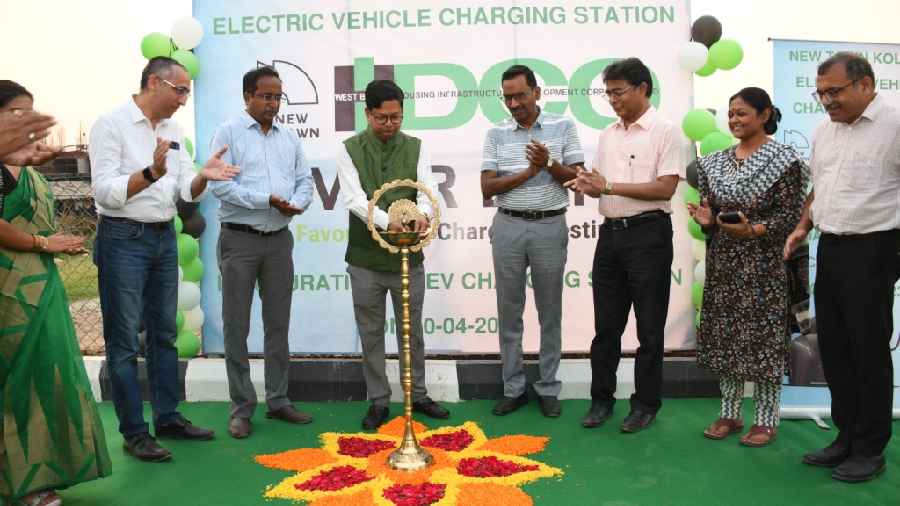 Inauguration of EV charging hub at New Town, Calcutta