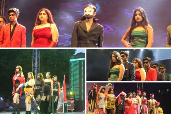 Fashion show competition-‘Aakriti’ where 8 colleges showcased their fashion prowess