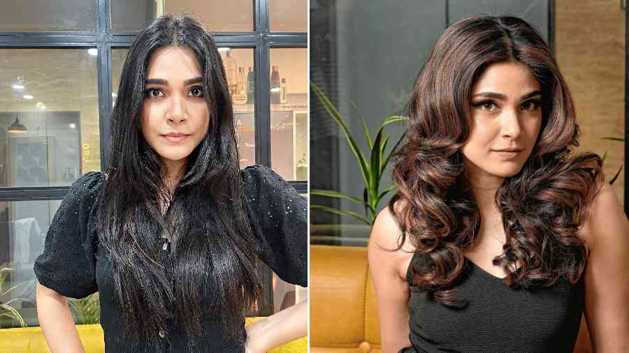 Before and after look of Sushmita Roy