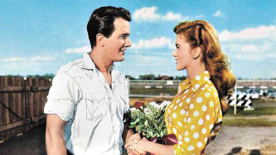 The actress with Pat Boone in the film State Fair