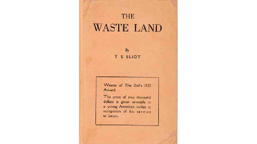An early edition of The Waste Land