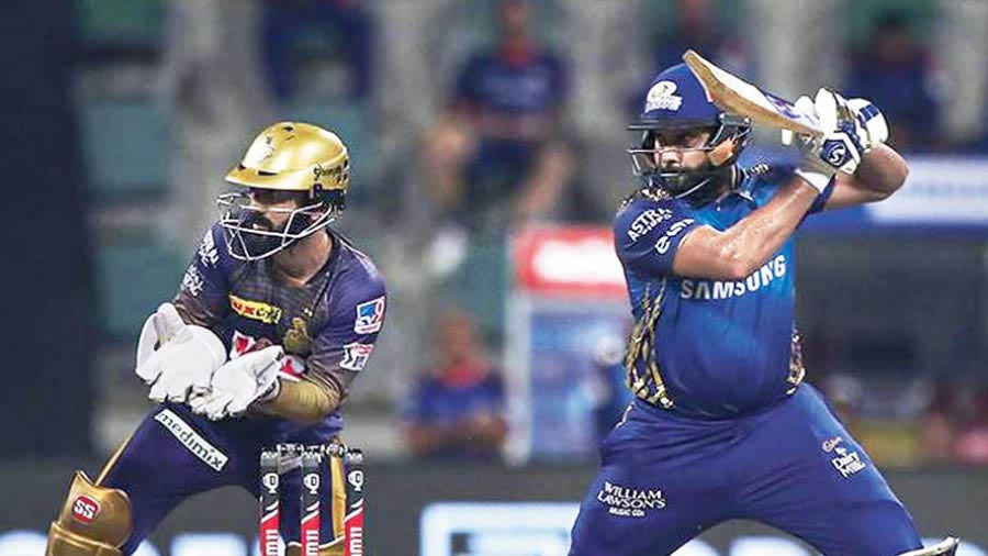 No player has scored more runs in KKR-MI fixtures than Rohit Sharma