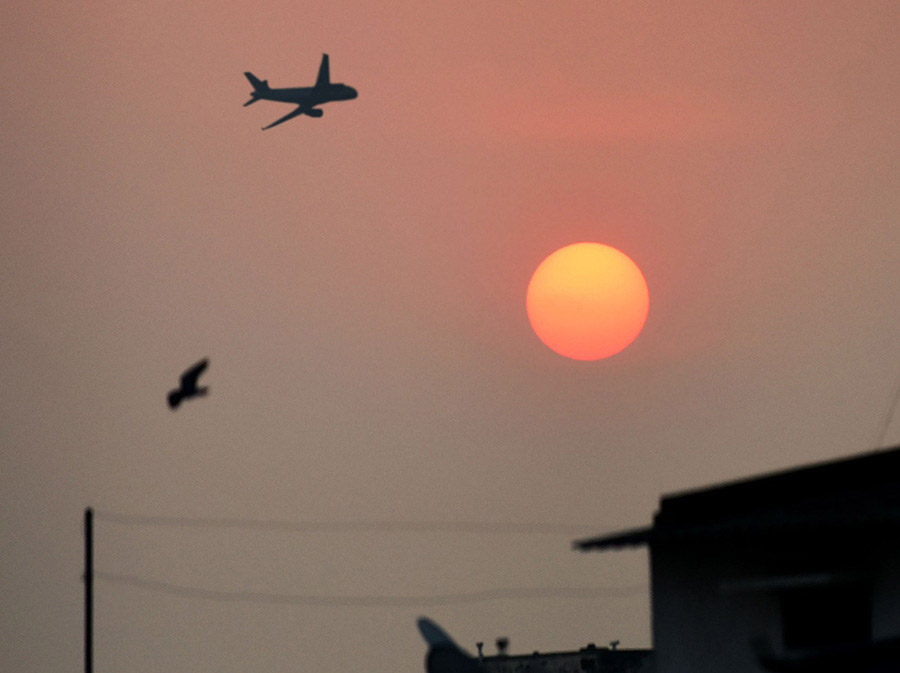 Sunrise of the first day of Bengali New Year 1430  