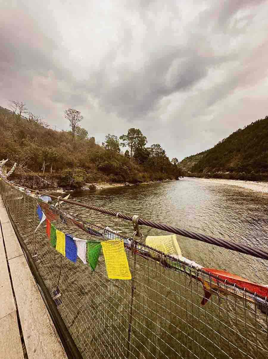 The actress also shared several photos of the picturesque Bhutan landscape.
