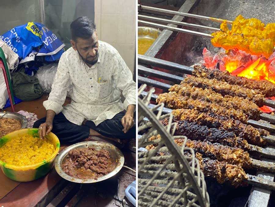 kolkata street food | 107-year-old Adam’s Kabab Shop in Zakaria Street ...