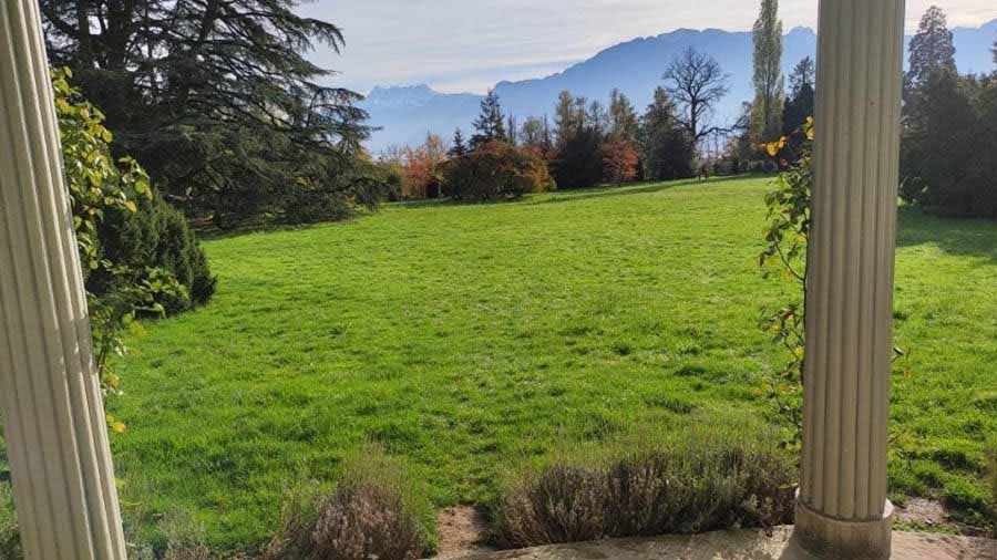 Manor de Bain in Switzerland, where Chaplin spent the last 25 years of his life.