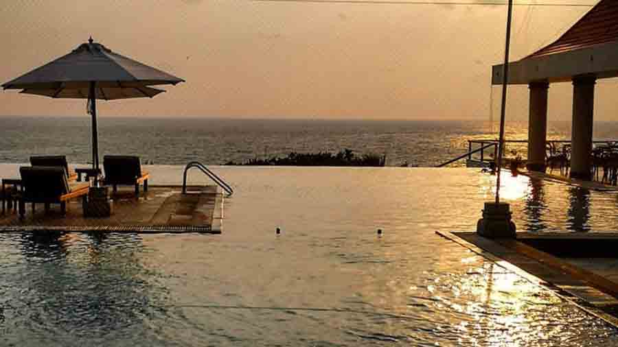 Luxury properties by the Leela (in picture) and Taj make Kovalam a sought-after destination 
