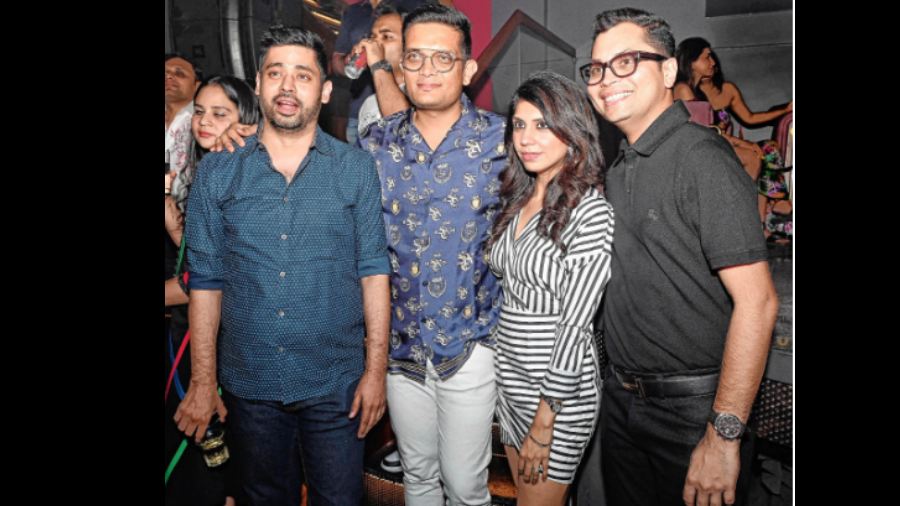 (L-R) Naman Ajitsaria, Rohit Patni, Priyanka Agarwal and Arihant Parakh