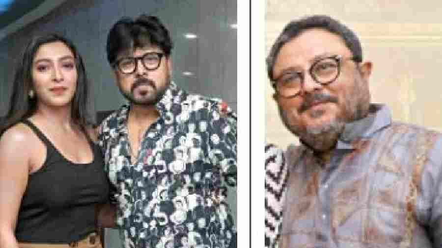 (L-R) Paean and Raja Chanda and Premendu Bikash Chaki