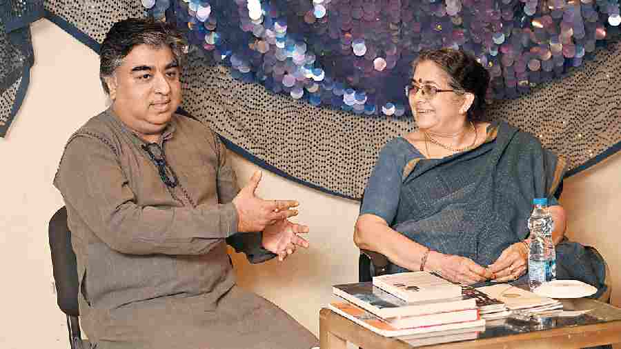 Bappaditya Biswas in conversation with textile expert Amrita Mukerji