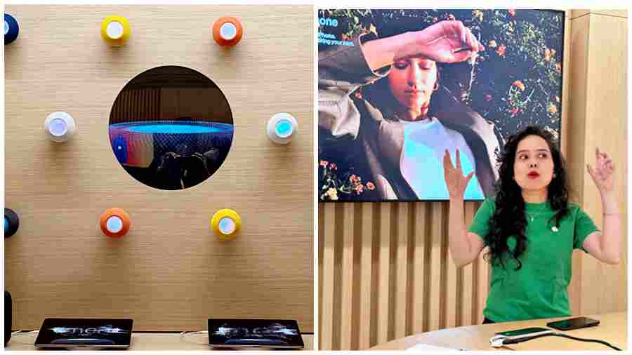 (Left) Apple stores are coming at a time when customers in India are looking for a premium experience (Right) One of the highlights of any Apple store is the ‘Today at Apple’ programme, which offers helpful tips to budding photographers, AR enthusiasts, artists and so on